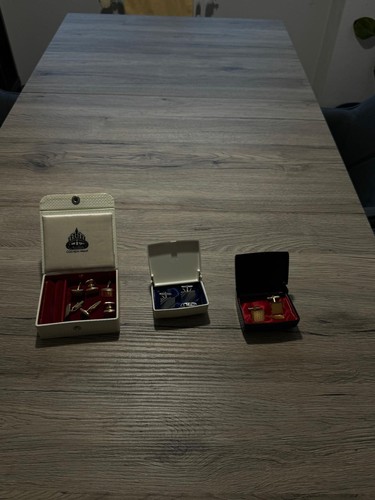 Vintage manschettenknöpfe set - manschettenknöpfe,