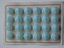 24 Stk Alte Glasknöpfe