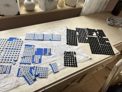 Knopfkarten weiße schwarz - knopfkarten,
