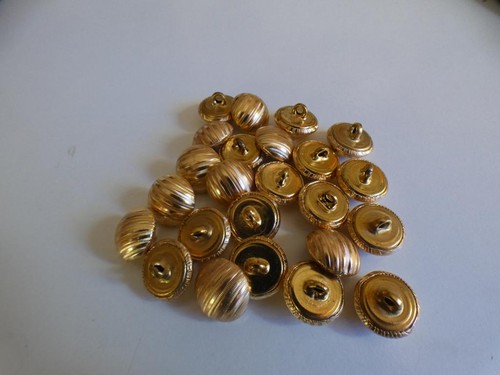 Stck metallknöpfe gold - stck.metallknöpfe,