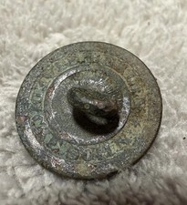 Bronzeknopf aus dem 18