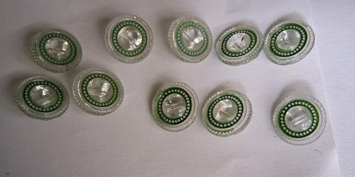 Tolle alte glasknöpfe - alte,