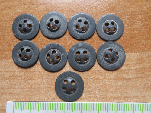 Alte metallknöpfe ø18mm - metallknöpfe,