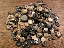 Hornknöpfe 1960er Jahre groß